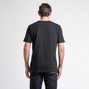 Norton Short Sleeve Black Tee with Large Embroidered Black Logo