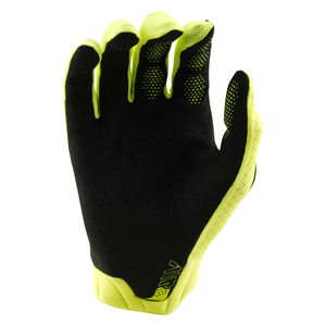AIR Youth Mono Gloves by Troy Lee Designs - Flo Yellow (back)