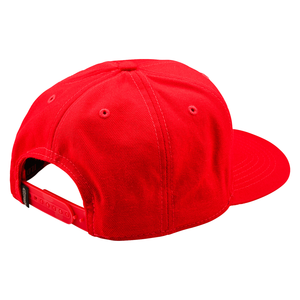 Badge Curved Snapback Cap by Troy Lee Designs - Red (back)