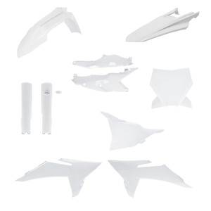 2025 - 2026 Acerbis Full Plastics Kit KTM SX/SX-F XC/XC-F  White