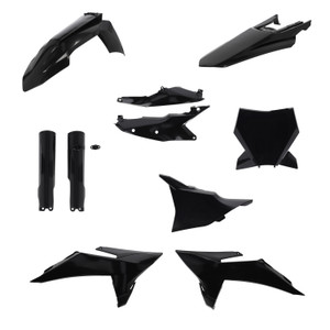 2025 - 2026 Acerbis Full Plastics Kit KTM SX/SX-F XC/XC-F Black