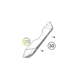 Rear cover left, cmpl. (61908044044)