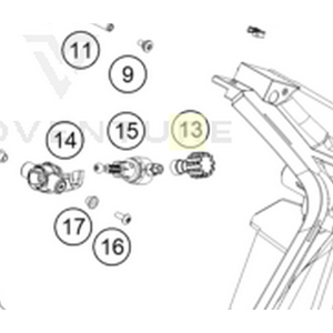 Thumbwheel headlight adjust. (60714023000)