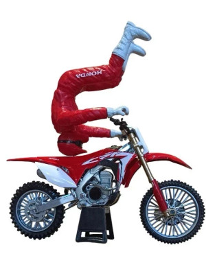 Honda CRF 450R 1:12 scale model with Rider