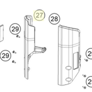 Fork protector right | with decal (63501093000HDA)