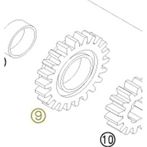 IDLE GEAR 6TH G. 6S22H SX 06 (50333009500)