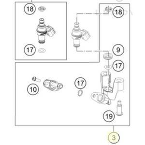 FUEL RAIL CPL. (77741013044)