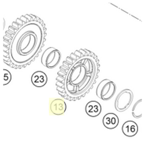 IDLER GEAR 4.G. Z=26 (77733214000)