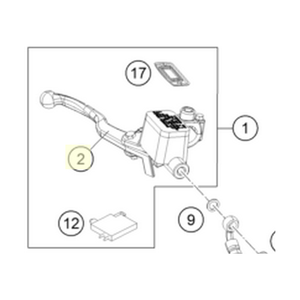 HAND BRAKE LEVER (90113002100)