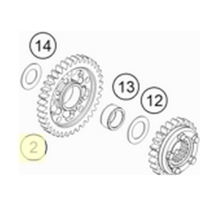 Idler gear 1 st (79433611000)