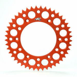 Renthal Rear Sprocket Ultralight KTM/HQV/GASGAS/TRIUMPH/STARK SX/EXC 125-620 90-26, TE/TC/FE/FC 00-26, MC/EC/EX 21-26  Orange colour