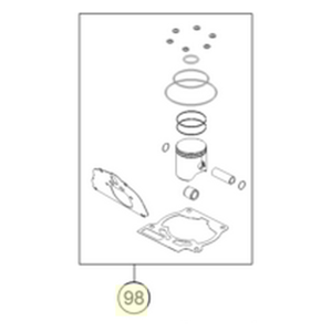 PISTON KIT GR.II 125 (00050000002)