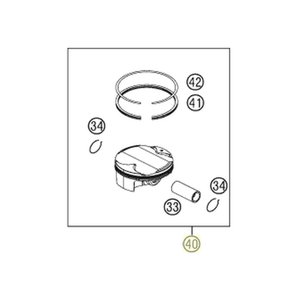 PISTON CPL. 350 (77230107100 II)