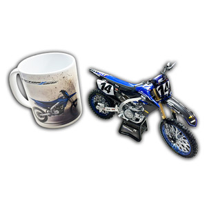 1:12 YAMAHA YZ450F Model Bike - Dylan Ferrandis + YZ450F Mug (50% OFF Mug)