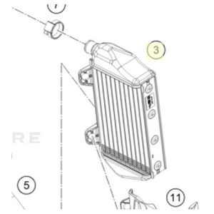 Radiator left (A41035007000)