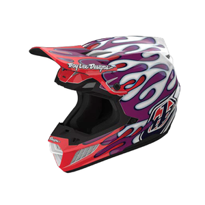 Troy Lee Designs (TLD) SE5 Composite Helmets MIPS | Overspray - Violet/White