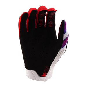 Troy Lee Designs (TLD) Youth Air Gloves | Overspray - White/Violet