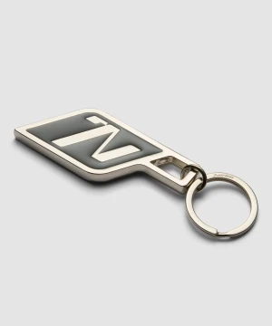 Norton black enamel motorcycles logo key ring