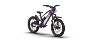 Genuine Revvi MX Replica Graphics Kit for Revvi 24" – White/Purple (side view)