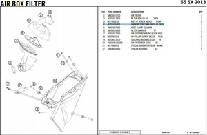 CARBURETOR CONN. BOOT 65 SX 09 (46206026000)