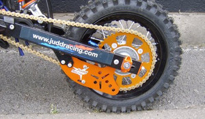 KTM 50 Chain Guide Skeg for Judd Extended swing arm 