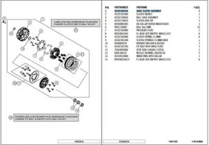 OEM Full Clutch Kit KTM 50sx, Husqvarna TC50 45232100144 