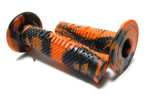 Domino Snake Grip, Full Diamond Black / Orange