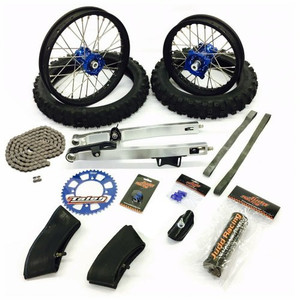 Talon Complete Big Wheel Kit KTM 50 2009-2015 Blue