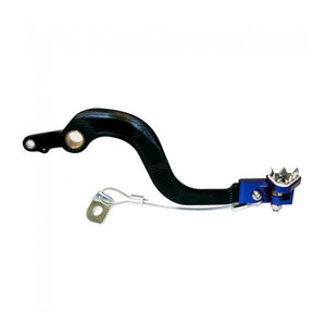 Brake Pedal Forged Yamaha YZ85 02-19, YZ65 18-19 Black/Blue