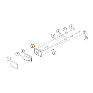 KTM OEM INTAKE FLANGE 50 SX MINI, TC 50 MINI (45230250000)