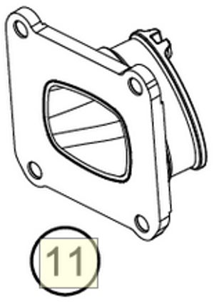 INTAKE FLANGE (50430050000) (50430050000)