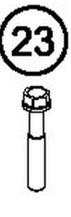 SPECIAL SCREW M7X40 WS10 (77036080000) (77036080000)