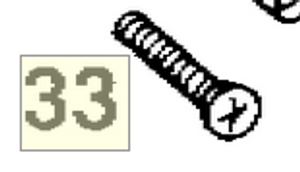 OVAL HEAD SCREW DIN966 M6x30 (0966060303) (0966060303)