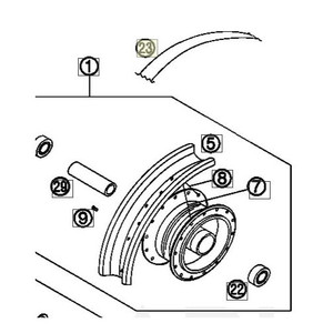 RIM BAND 10'' 22MM (45009073000)