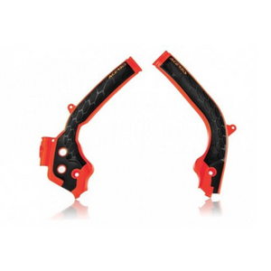 Frame Guards White & Black for KTM/Husqvarna SX/TC 125-450 16-18 and EXC/TE/FE 17> (FG009)