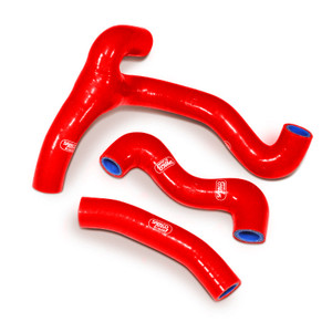 Gas Gas MC 50 2021 | 3 Piece Red Samco Sport Silicone Radiator Coolant Hose Kit (SHK033)