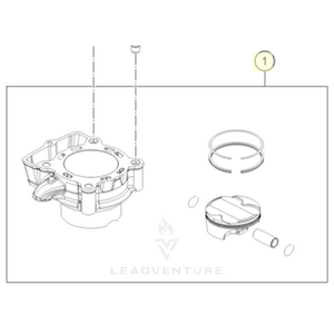 CYLINDER AND PISTON (79030038000)