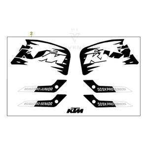 DECAL SET CPL. 50 SXR MINI 99 (45007198300)