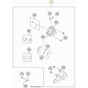 BREAK CALIPER REAR CPL. 2011 | 2011 (47013080300)