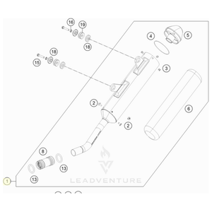 Main silencer SX | NEW PART (50505079000)