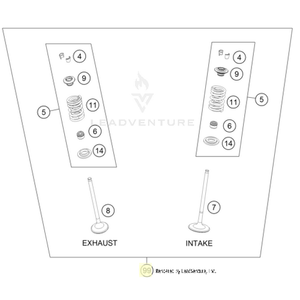 VALVE KIT 350 SX-F (79236030010)