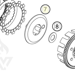 CLUTCH PRESSURE CAP (46232003000)