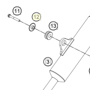 BUSHING 7.5X12X28X7.6 (46205169000) (46205169000)