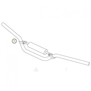 Handlebar D=22 mm TC 50 (23102001000)