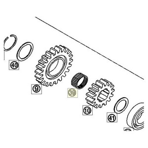 NEEDLE CAGE K18X22X10 PARTED (50133099000) (50133099000)
