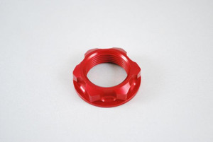 Judd | Steering Stem Nut | CR/KX/KXF  (See Listing) | M24x32 | Red