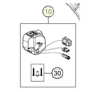 Engine kill switch + HFS (61411174100) (61411174100)