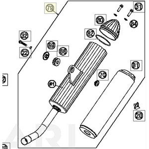 SILENCER 85 SX 06 (47005079100) (47005079100)