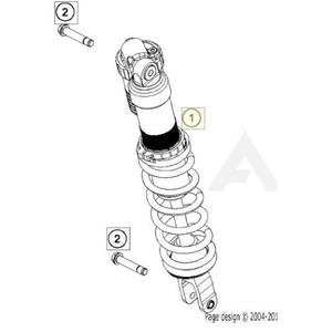 Monoshock 250SX/350SX-F USA 18 (18187R5301) (18187R5301)