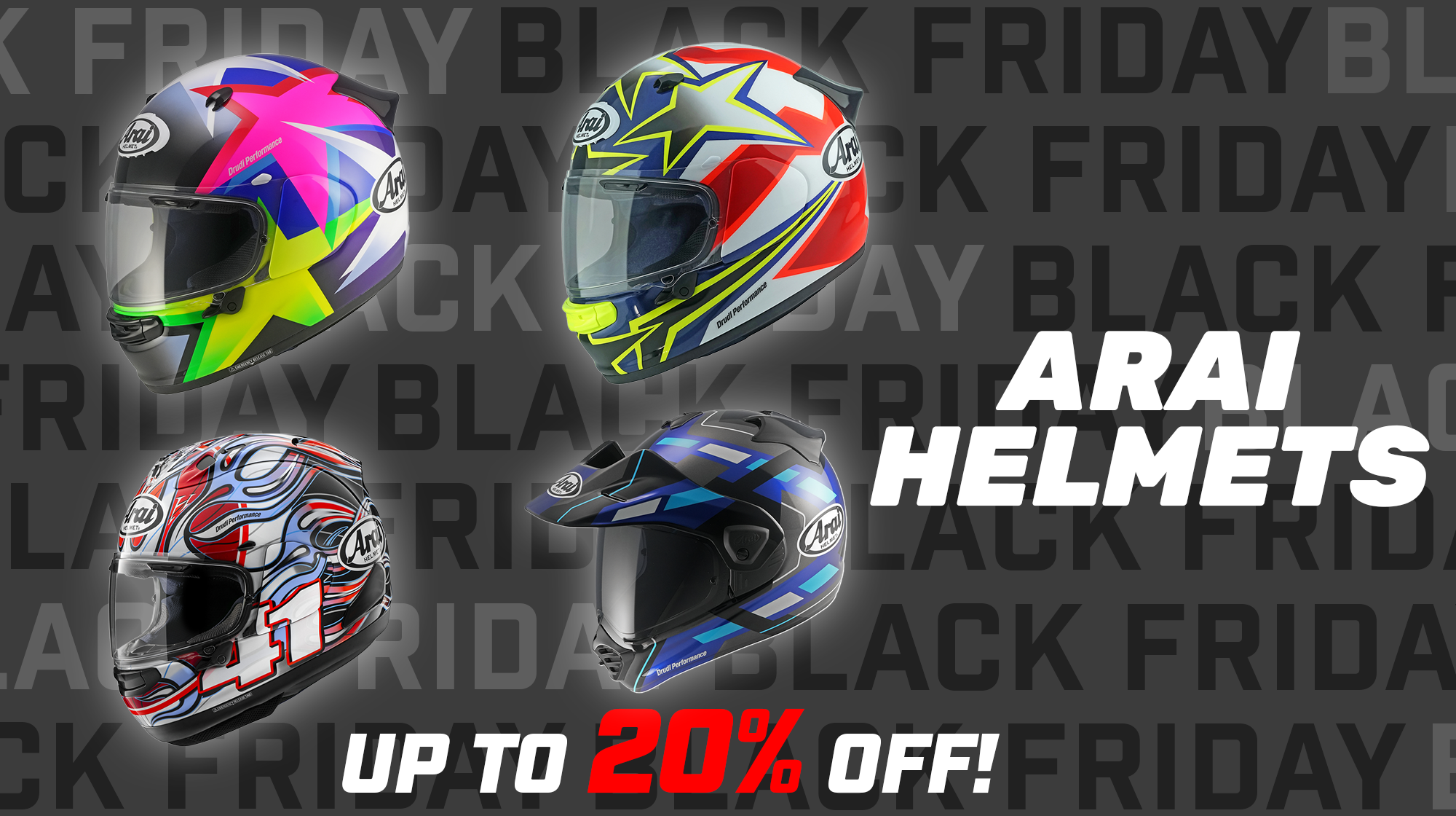 Arai Helmets - Up to 20% Off (Black Friday 2025)
